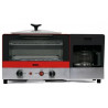 HORNO TOSTADOR DISA HOME 3 EN 1 ROJO 9 LTS